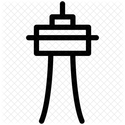 Space Needle Icon - Space Needle (512x512)