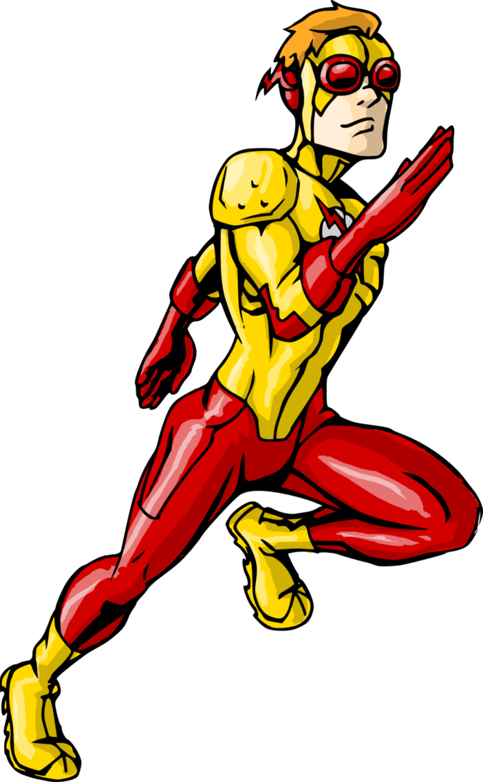Young Justice Kid Flash By Viscid2007 - Young Justice Kid Flash Png (702x1136)