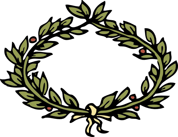 Corona Di Alloro Disegno (600x461)