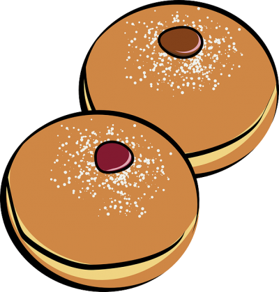 Free Donut Clipart The Cliparts - Sufgania Png (400x419)