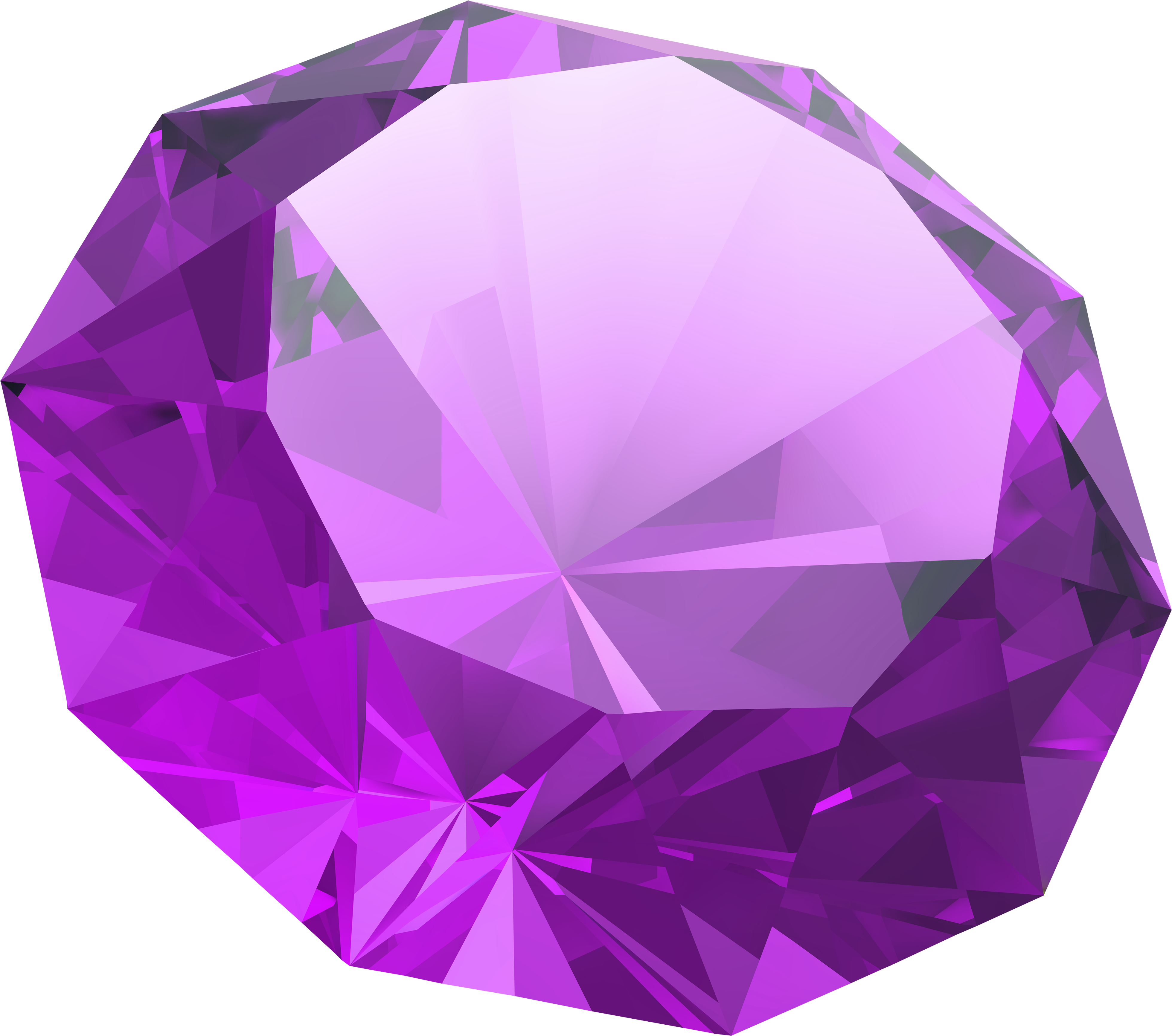 Gems Clipart Purple Diamond - Purple Diamond Png - (4000x3537) Png Clipart ...