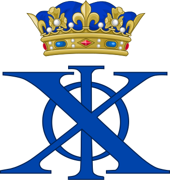 Monogram Of Francoise D'orléans, Princess Of Condé - Crown (337x357)
