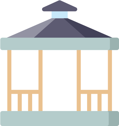 Gazebo Free Icon - Silhouette Of Crib (512x512)
