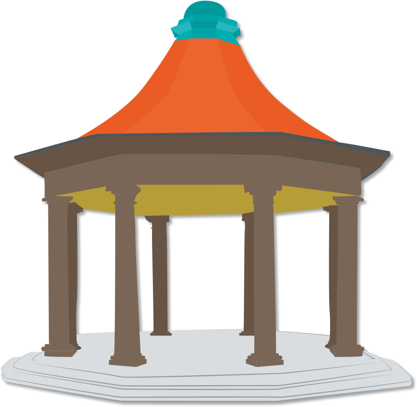 Market House Replaced Market Cross - Gazebo (1000x1000)