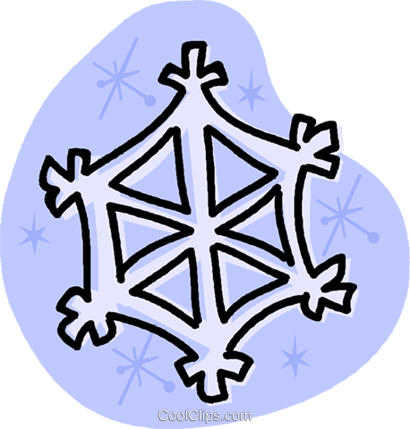 Schneeflocke Vektor Clipart Bild - Cross (458x480)