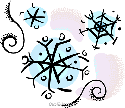 Schneeflocken Vektor Clipart Bild - Short Poems For 3rd Graders (480x415)