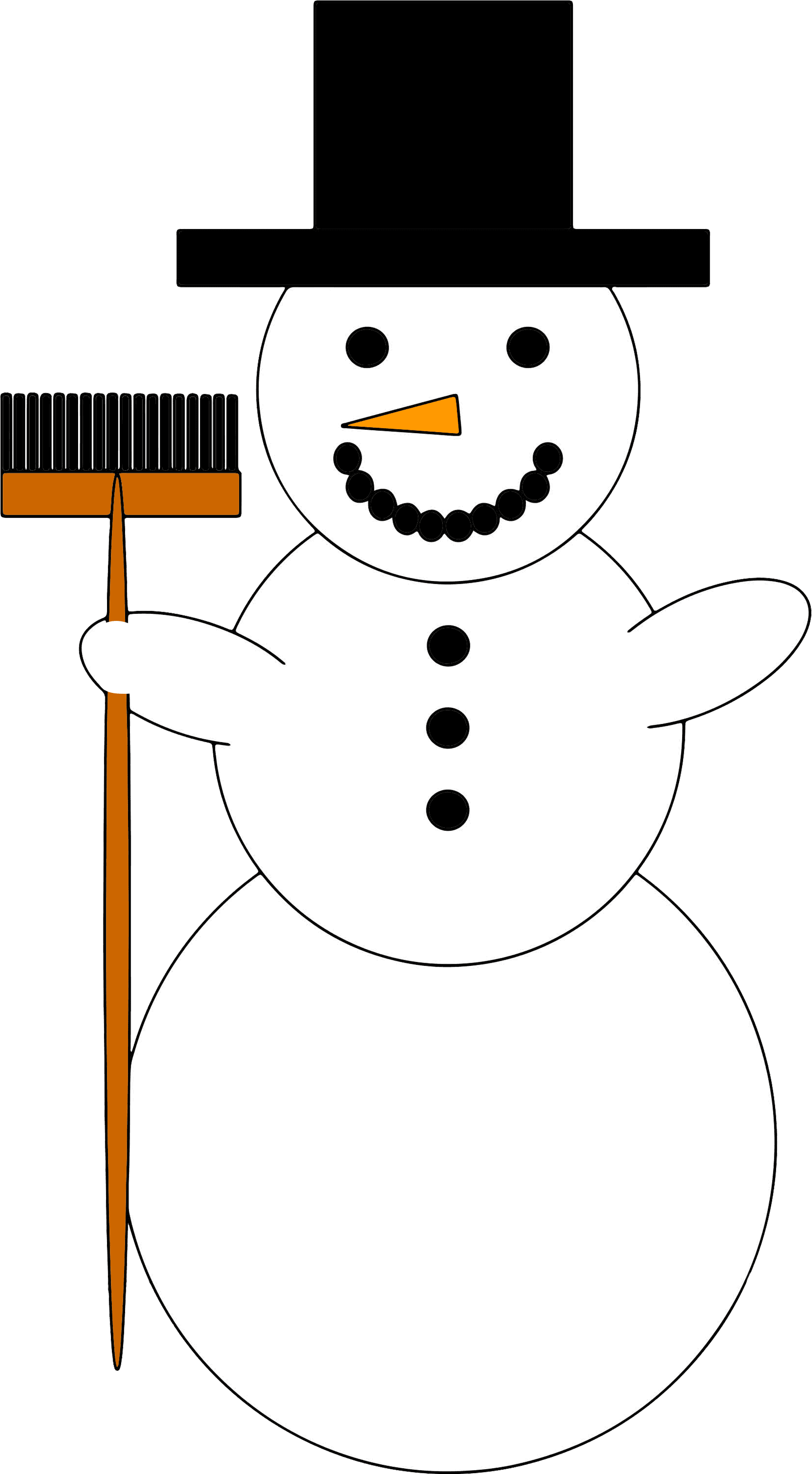 In Hoher Qualität Ausdrucken - Schneemann Zum Ausdrucken (2480x3508)