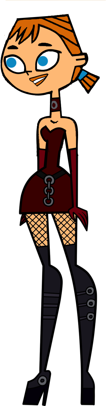 Total Drama Crimson Without Makeup By Supertotaldrama101 - Drama Total Goticos (565x1413)