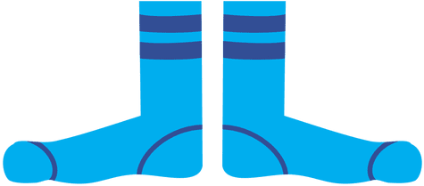 Mens Blue Socks Cartoon Transparent Png - Mens Blue Socks Cartoon Transparent Png (512x512)