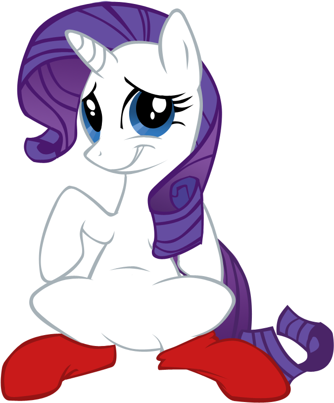 Rarity And Her Red Socks By Polar-pixel - My Little Foundation Containment Is Magic (836x828)