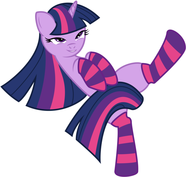 Twilight Likes Socks By Lordzid - Mlp Twilight Sparkle Socks (900x771)