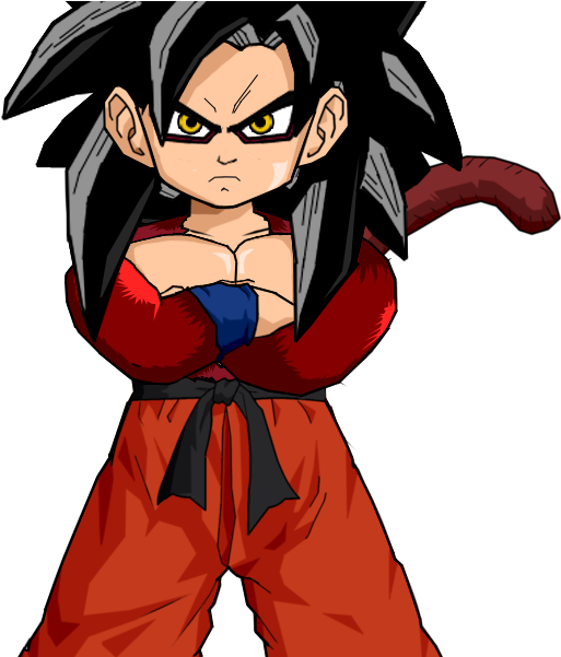 Kid Goku Ssj4 Kid Goku Ssj4 Fixed Dragonball Pinterest - Ssj4 Kid Goku (569x600)