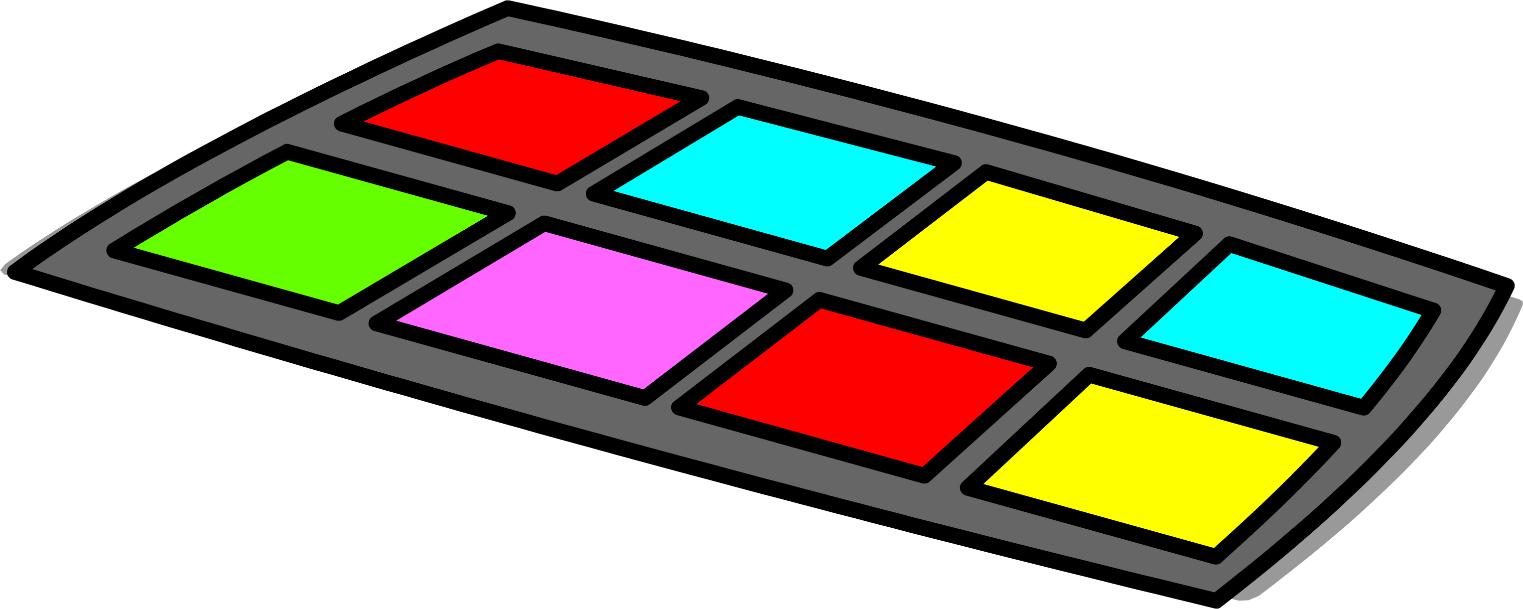 Dance Floor Sprite 002 - Dance Floor Sprite 002 (3057x1222)