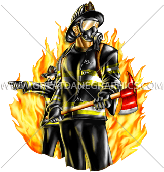 Fire Fighter Stance - Fire Rescue License Plate Plates Tag Tags Auto Vehicle (323x385)