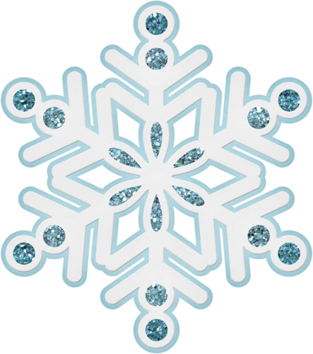 Ks Ty Boy Snowflake - Winter Clip Art Png (443x500)