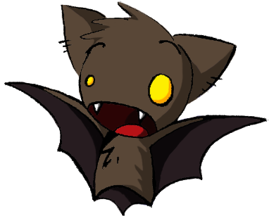 Like "bat Tattoo" Or "shy Crazy Girl Who Watches Cartoon - Bat Cute Cartoon (394x394)
