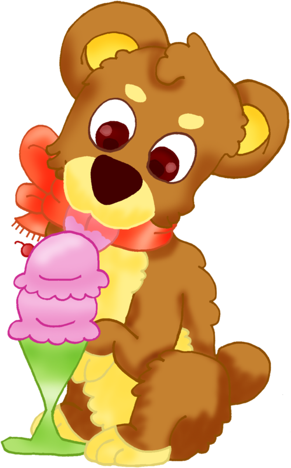 Sir Boo And A Strawberry Ice Cream Entry By Luthien-black - Cartoon (796x1004)