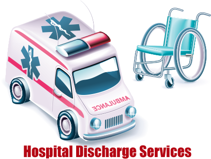 Hospital Discharge Services Discharge From Hospital - Free Vector Medicine (450x340)