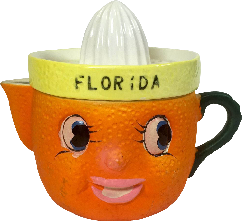Citrus Face Orange Juice Reamer Oh How I Would Love - Orange Juice (993x993)