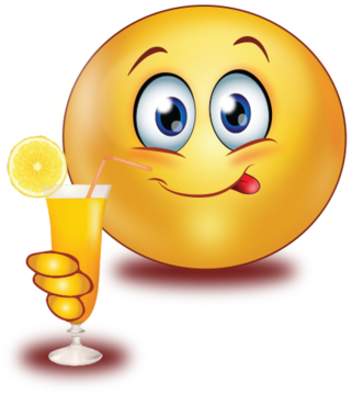 Orange Juice - Juice Emoji (384x384)