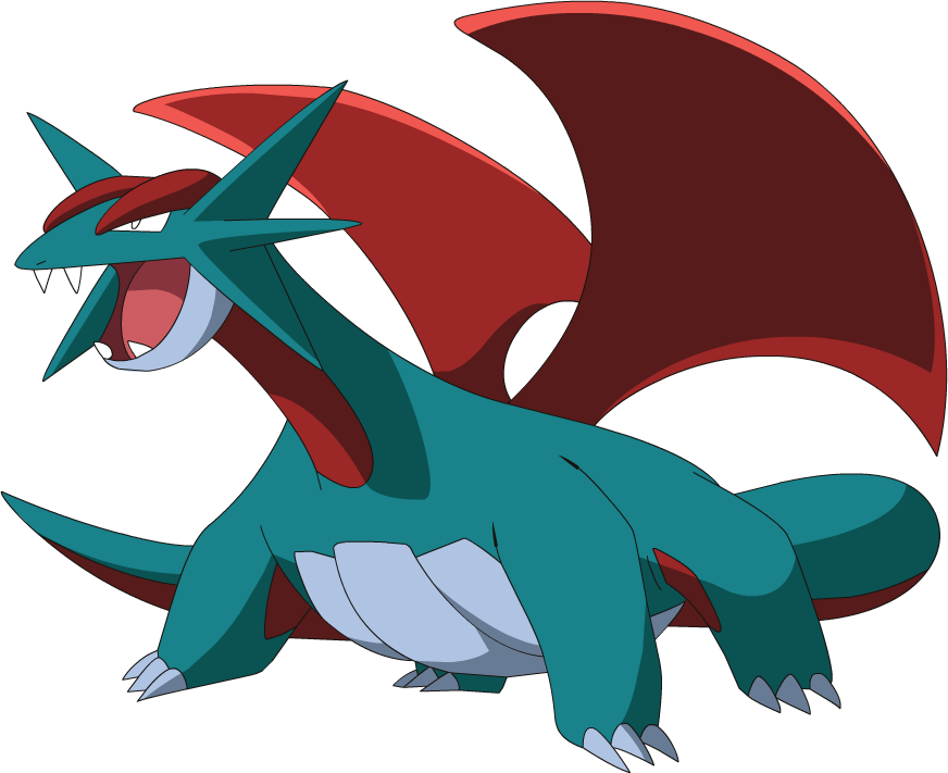 Mythical Clipart European Dragon - Pokemon Salamence (872x711)
