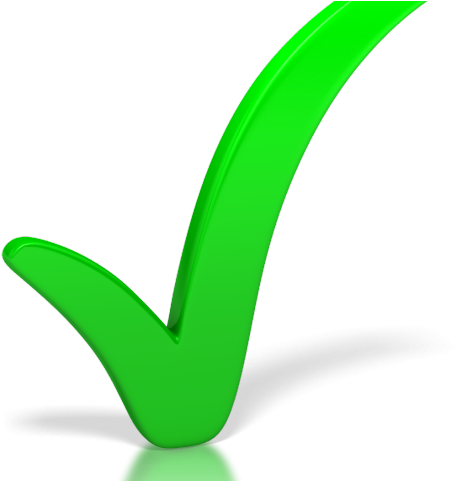 Green Tick Clipart Accounts - Check Mark (640x480)