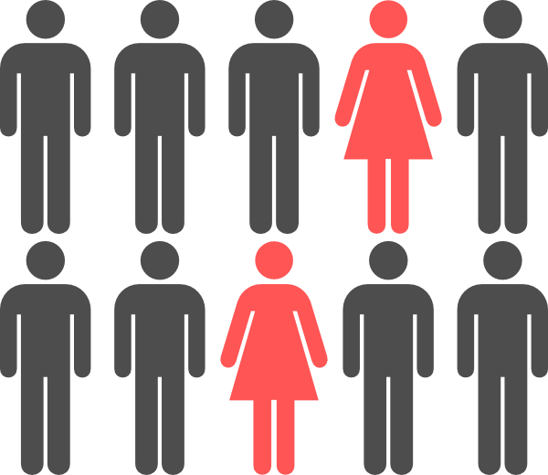How To Exclude Women Without Really Trying - Male And Female Symbol (600x520)