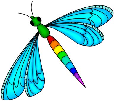 Download Dragonfly Tattoos Free Png Transparent Image - Dragonfly Clipart Png (400x352)