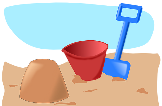 Enjoy Yourselves And Have Lots Of Fun Over Your Summer - Cartoon Pictures Of Sand (541x357)