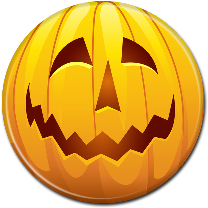 Halloween Button - - Jack-o'-lantern (800x800)