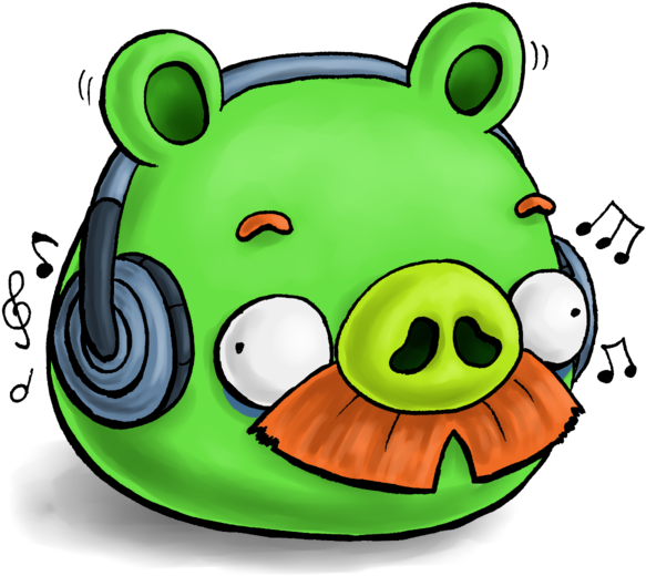 What Is Moustache Pig Listening By Riverkpocc - Moustache (600x600)