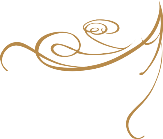 Gold Star Border Clipart Decorative Swirl Gold - Design For Invitation Png (560x480)