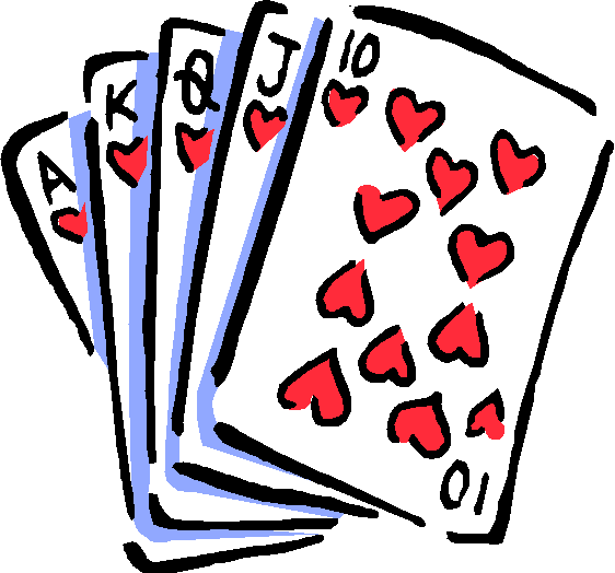 Cards Clipart Pinochle - Card Games Clip Art (562x524)