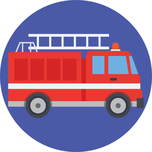 Fire Truck Free Icon - Scalable Vector Graphics (512x512)