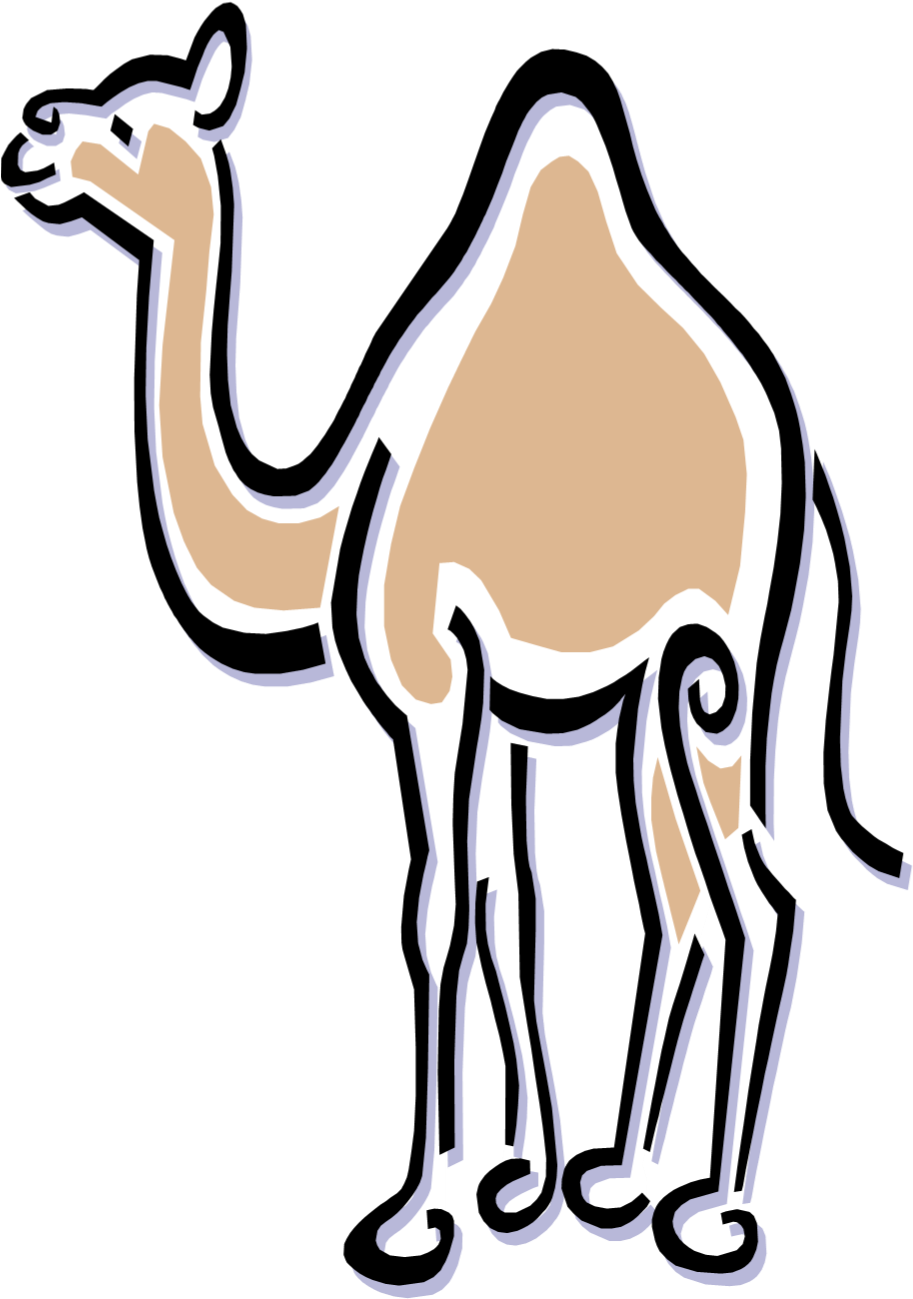 According To Jesus It Is Hard For Those Who Have More - Arabic Camel Clip Art (918x1312)