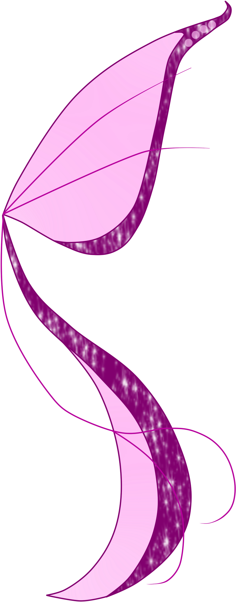 Art Leaf Pink M Line Clip Art - Illustration (1024x2048)
