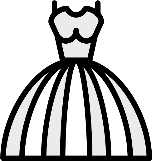 Wedding Dress Free Icon - Wedding (512x512)