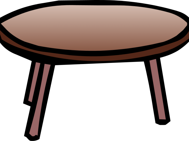 Dining Table Clipart Coffee Table - Coffee Table Clip Art (640x480)