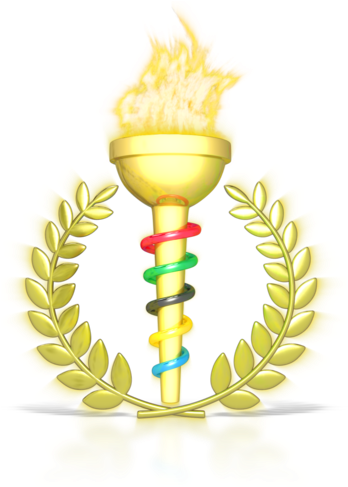 The Government Of Russia Are Planning To Charter A - Olympic Torch Animated Gif (406x500)
