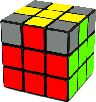 Move The Edges Such That The Sides Of The Rubik's Cube - Rubiks Cube Yellow Cross (454x453)