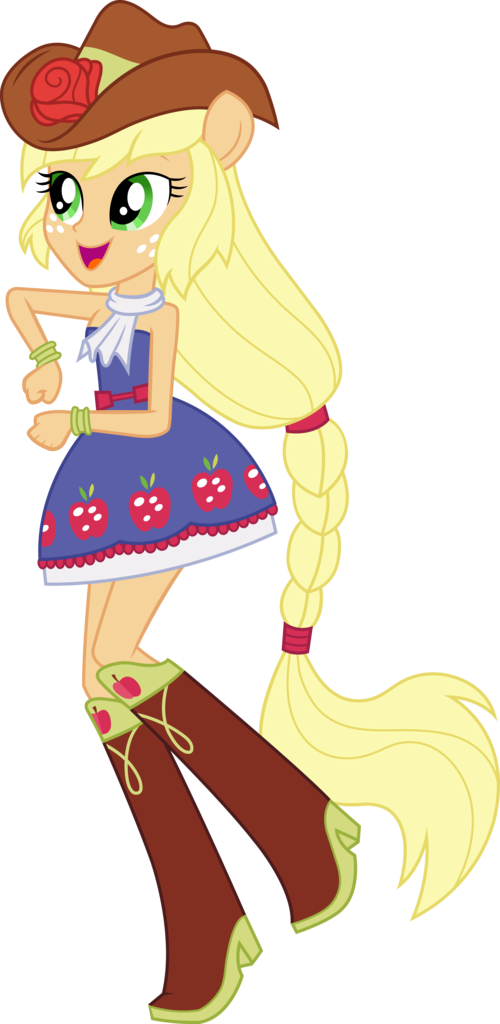 Icantunloveyou, Boots, Bracelet, Clothes, Cowboy Boots, - Equestria Girls Applejack Transformada (500x1024)