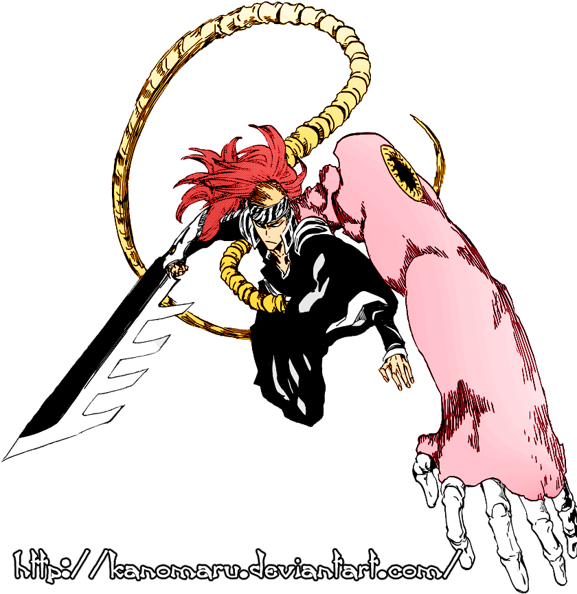 Orochi Ou By Kanomaru - Ichigo New Bankai Manga (849x929)