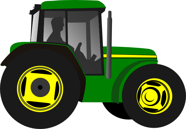 How To Set Use Tractor Fender Recolor Svg Vector - John Deere Logo Tractor (600x416)