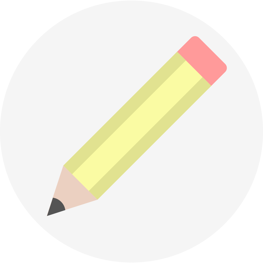 Pencil Icon By Zachthesloth Pencil Icon By Zachthesloth - Circle (1024x1024)
