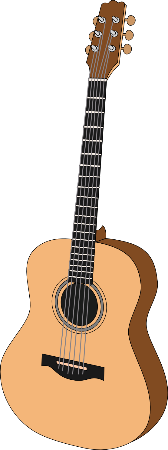 Free Guitar Clip Art - Guitar (555x1485)