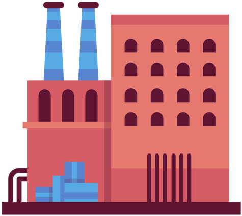 Industrial Building Illustration Transparent Png - Solar Panels Illustration (512x512)