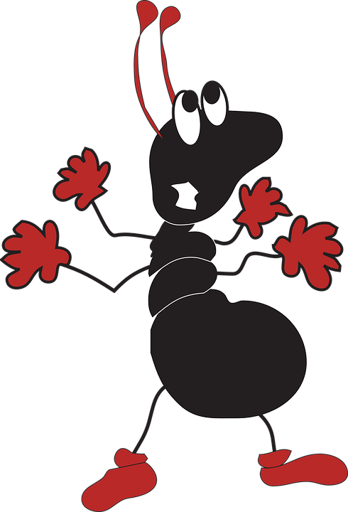 Cute Ant Cliparts 28, Buy Clip Art - Scared Ant (490x720)