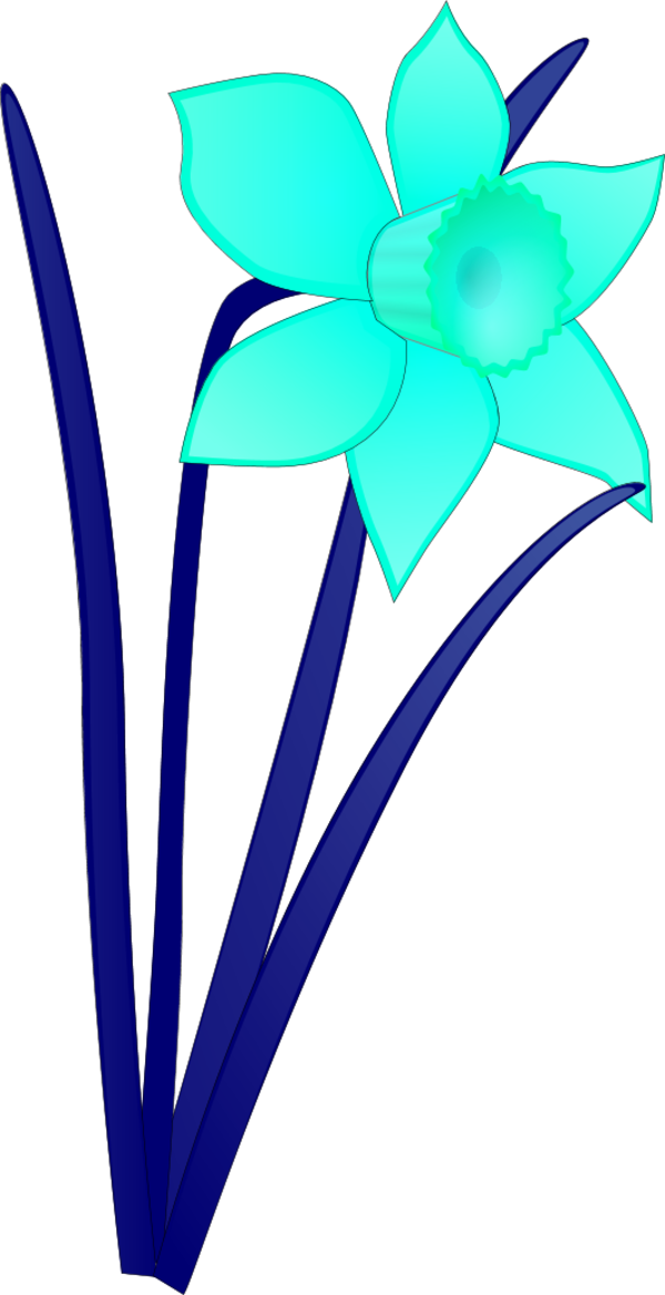 Clip Arts Related To - Daffodil Clip Art (600x1169)