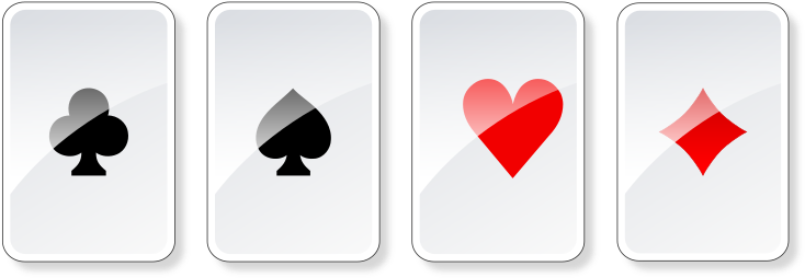 Clipart Bridge Card Game - Icon (800x288)