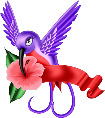 El Humming Bird - Bird (366x406)